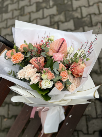 8 Martie - Buchet Anthurium
