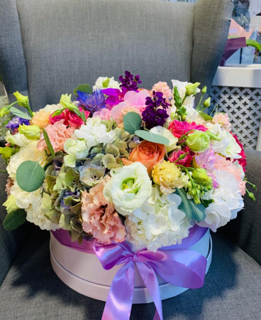 Valentines Day - Aranjament floral colorat de dimensiune mare