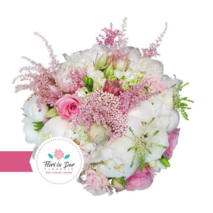 Buchet mireasa cu bujori [2]
