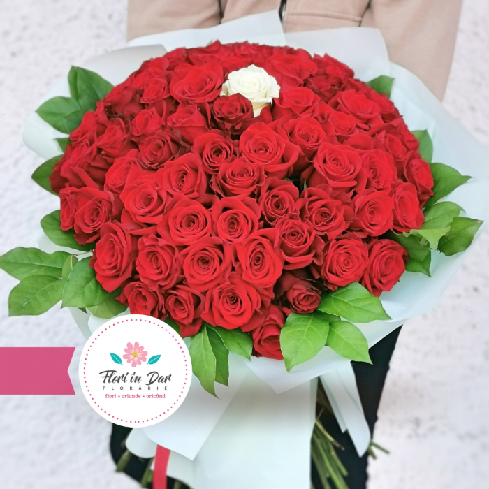 Buchet 81 trandafiri [2]