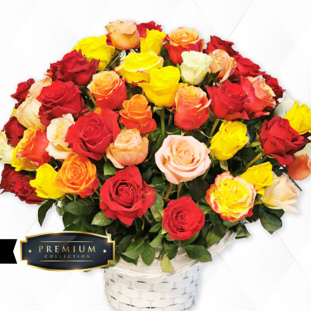 Aranjament premium trandafiri Roman [1]