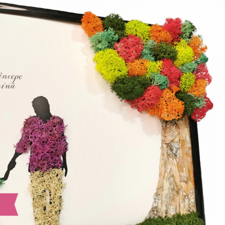 Tablou licheni cu mesaj personalizat [1]