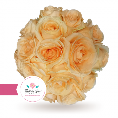Buchet mireasa trandafiri roz [1]