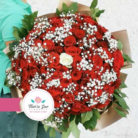 Buchet premium 101 trandafiri [2]