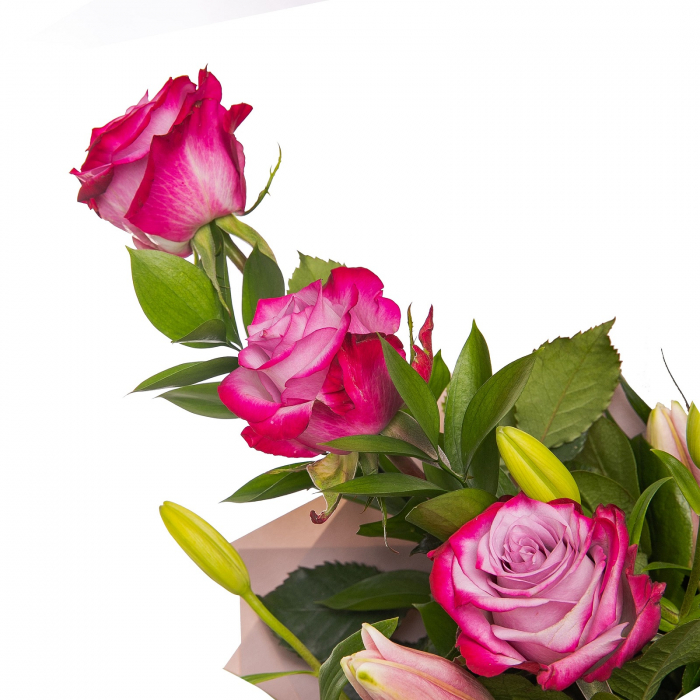 Buchet crini si trandafiri [2]