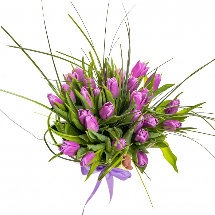 Buchet cu lalele mov [2]