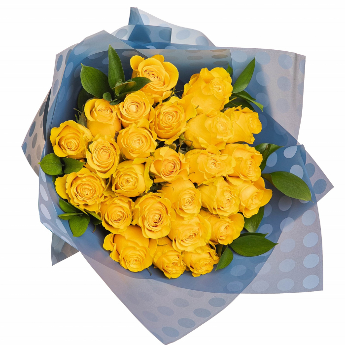 Buchet trandafiri galbeni [2]