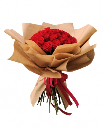 Flori de Sf Valentin - Buchet de Trandafiri Rosii