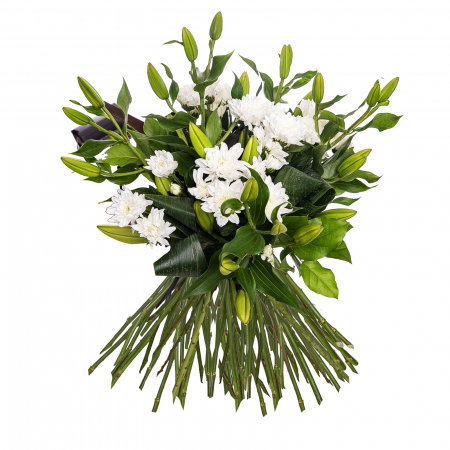 Funerare - Buchet crini albi