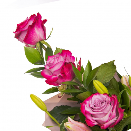 Buchet crini si trandafiri [1]