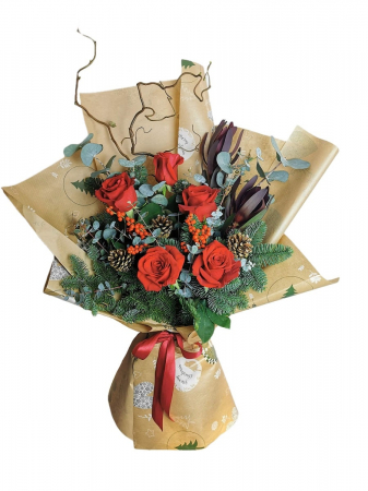 Aranjamente Craciun - Buchet de flori "Christmas''