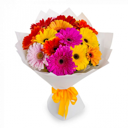 Flori de Sf Valentin - Buchet gerbera mix
