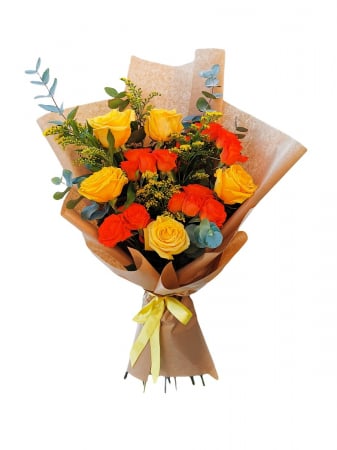Buchete trandafiri galbeni - Buchet Melissa