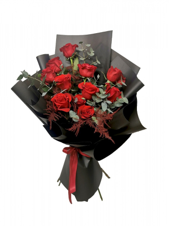 Flori de Sf Valentin - Buchet 11 trandafiri