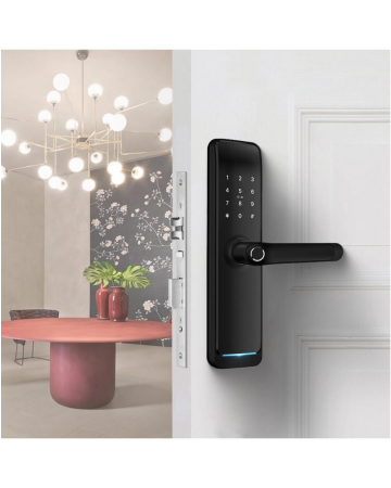 Incuietoare SmartPass - TOKYO  încuietoare smart cu amprentă, Bluetooth, WiFi, cod PIN, card RFID, cheie