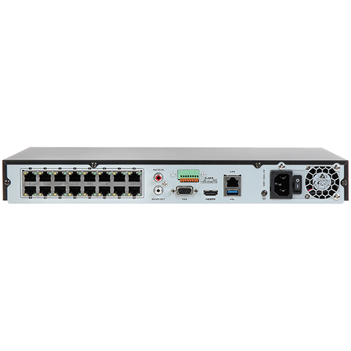 NVR 4K, 16 canale 12MP + 16 porturi PoE - HIKVISION DS-7616NI-I2-16P [2]