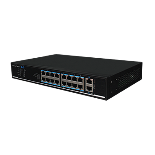 Switch 16 porturi PoE, 2 porturi uplink - UTEPO SF18P-LM [2]