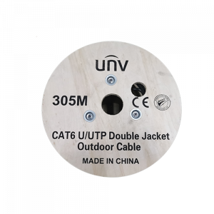 Cablu UTP DE EXTERIOR, cat 6E, CUPRU 100%, tambur 305 metri - UNV  CAB-LC3110B-E-IN [2]