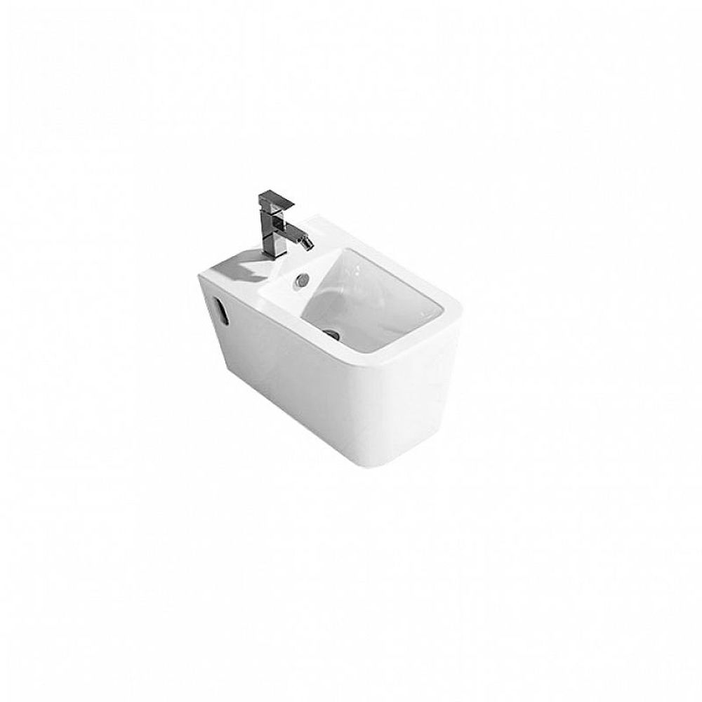 Bideu suspendat alb dalet, square