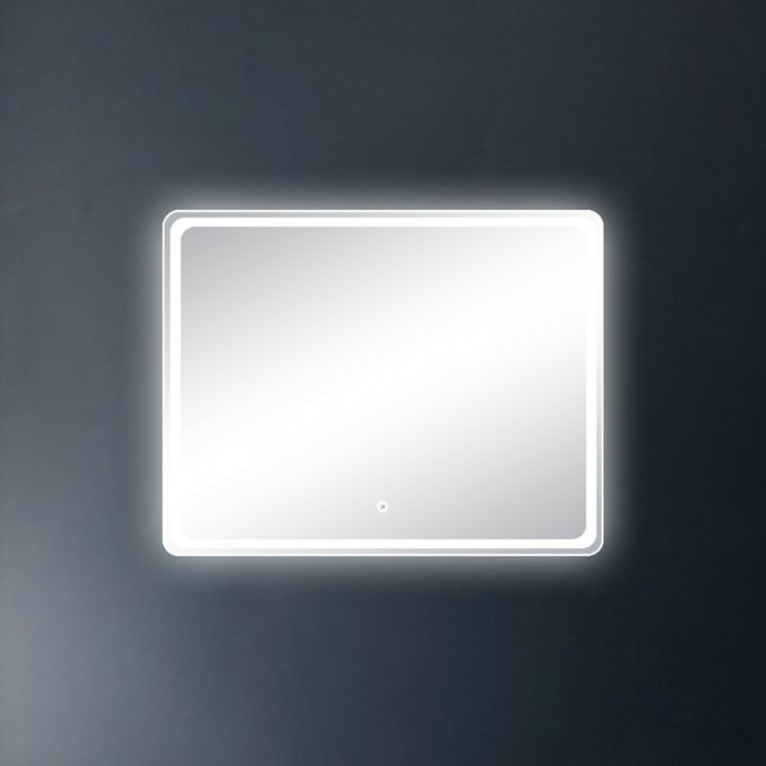 Oglinda baie cu LED culoarea alba Square O, Dalet