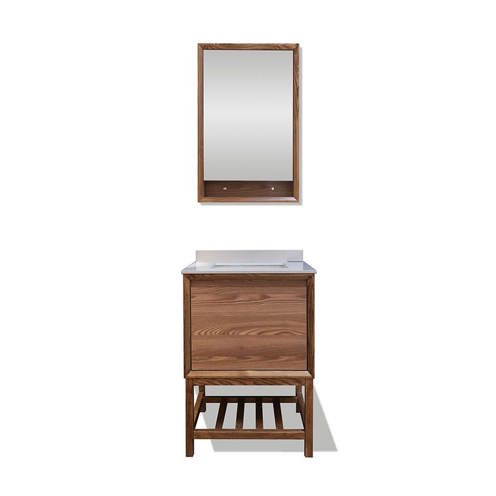 Set mobilier baie cu lavoar si oglinda inclusa, elara