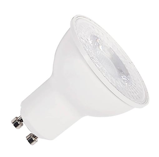 Bec LED spot lumina calda dimabil GU10, 50W, 470lm SLV