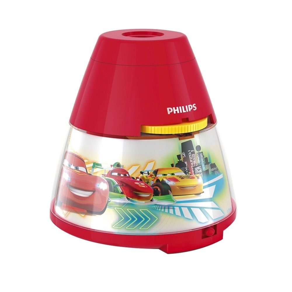 Proiector si lampa de veghe 2 in 1,Disney Cars 3xLED 0,1W si 0,3W IP20