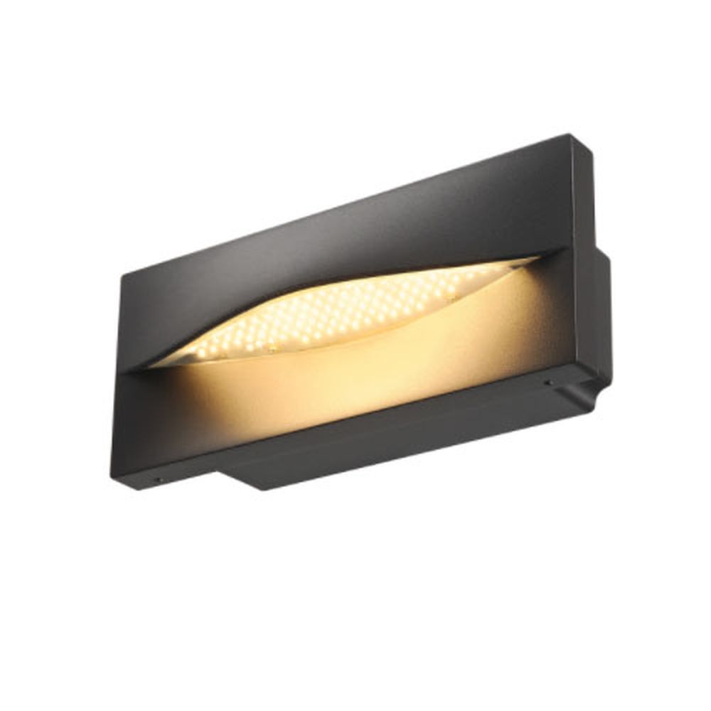 Aplica exterior incastrata LED culoare antracit SLV, Adi