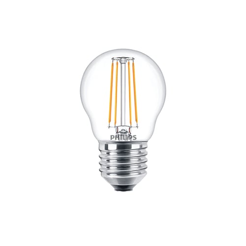 Bec LED lustra lumina calda Philips E27, 40W, 470lm, Classic Filament