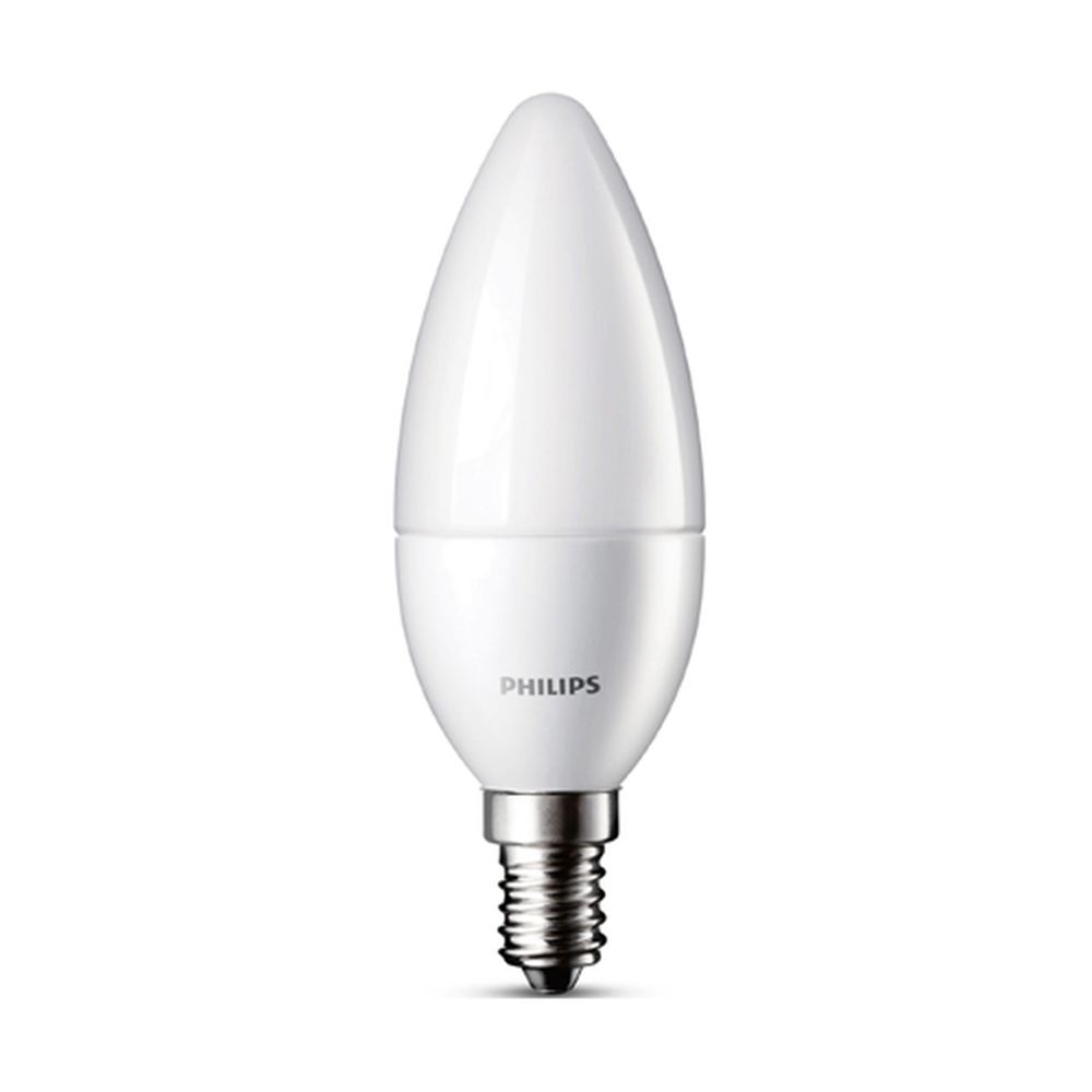 Bec LED lumanare lumina calda Philips E14, 40W, 470lm CorePro