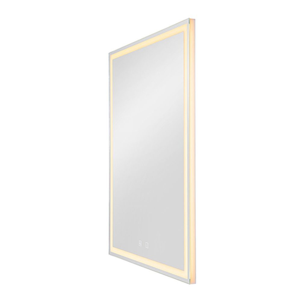 Oglinda baie led culoare argintie slv, trukko