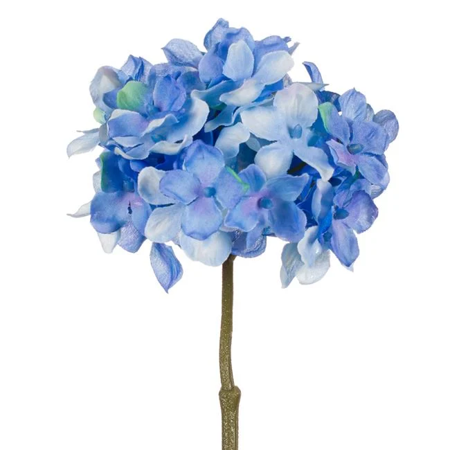 Hortensie albastra artificiala decorativa, Foglia Foglia