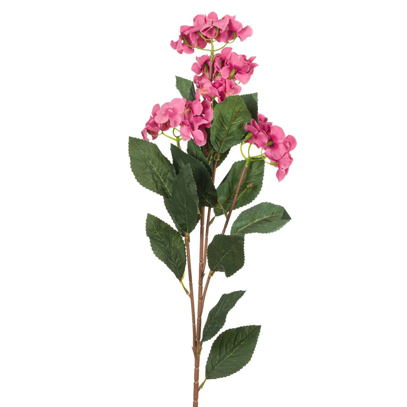 Floare hortensie artificiala roz Foglia foglia.ro