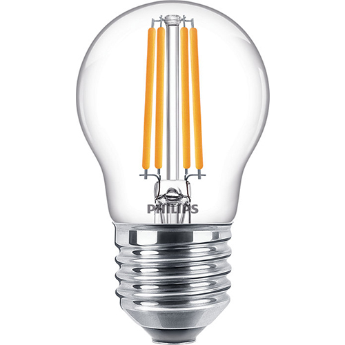 Bec LED lustra cu filament lumina calda Philips E27, 60W, 806lm, Classic Filament
