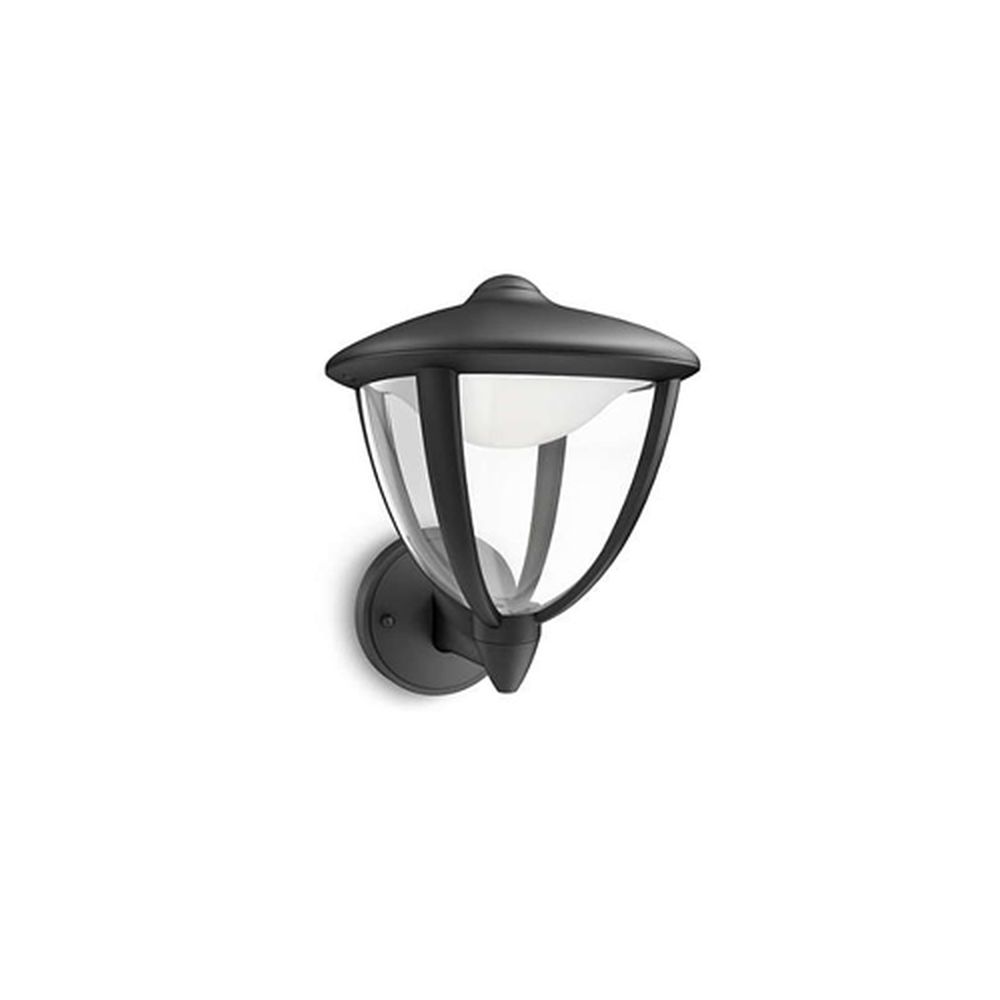 Aplica perete exterior culoare neagra, robin