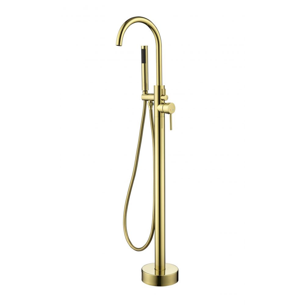 Baterie cada freestanding, culoare aurie, rondo