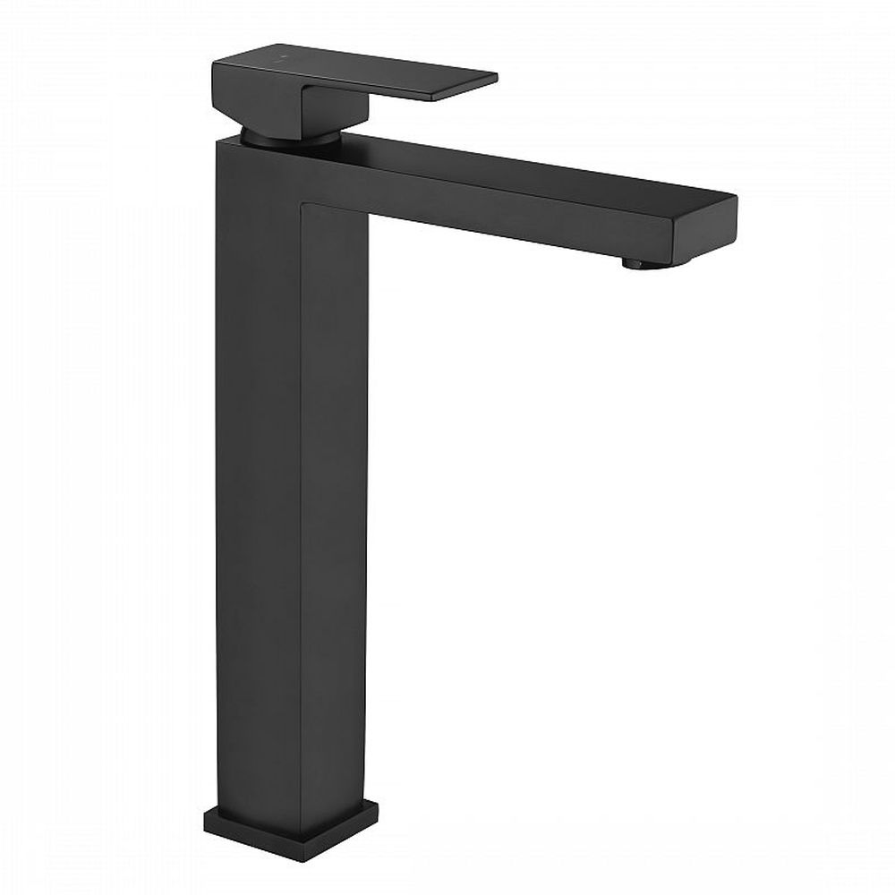 Baterie inalta lavoar culoare negru mat, square