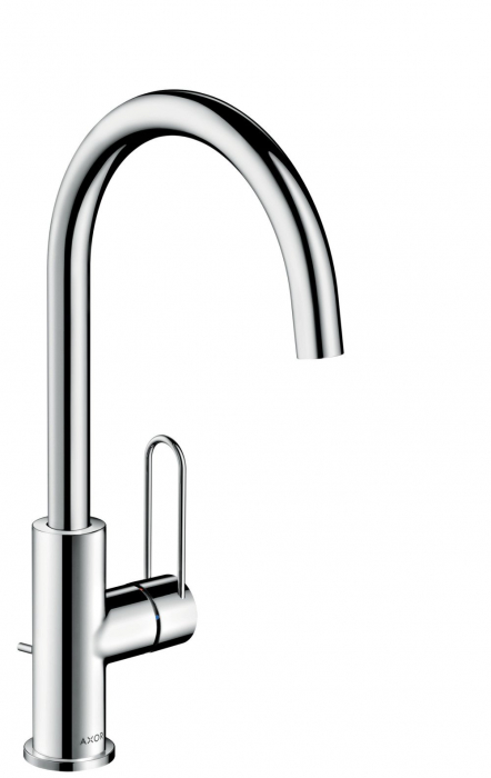 Baterie lavoar baie crom cu ventil pop-up Hansgrohe Axor Uno 240 240