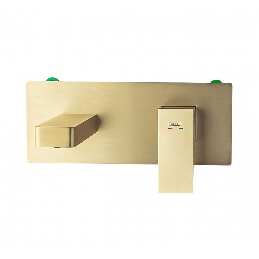 Baterie lavoar incastrata auriu dalet, square