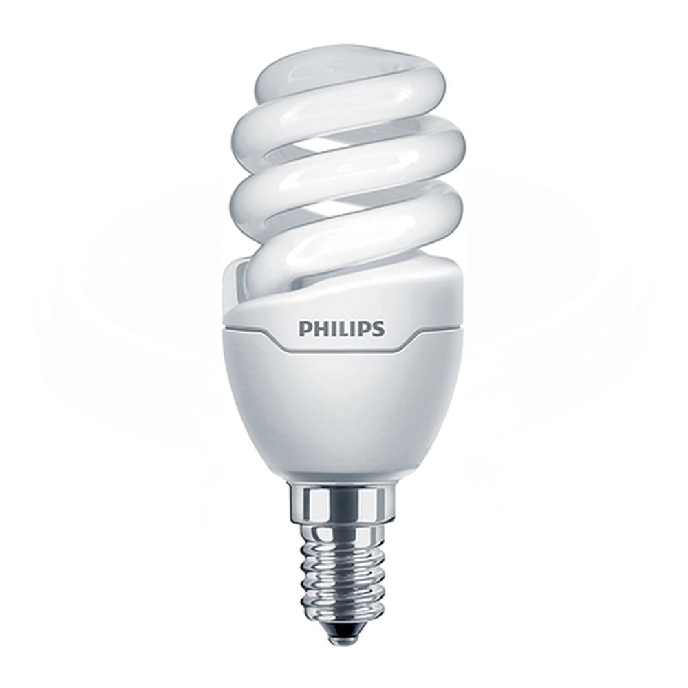 Bec economic spiralat Philips, E14, 43W, 480 lumeni