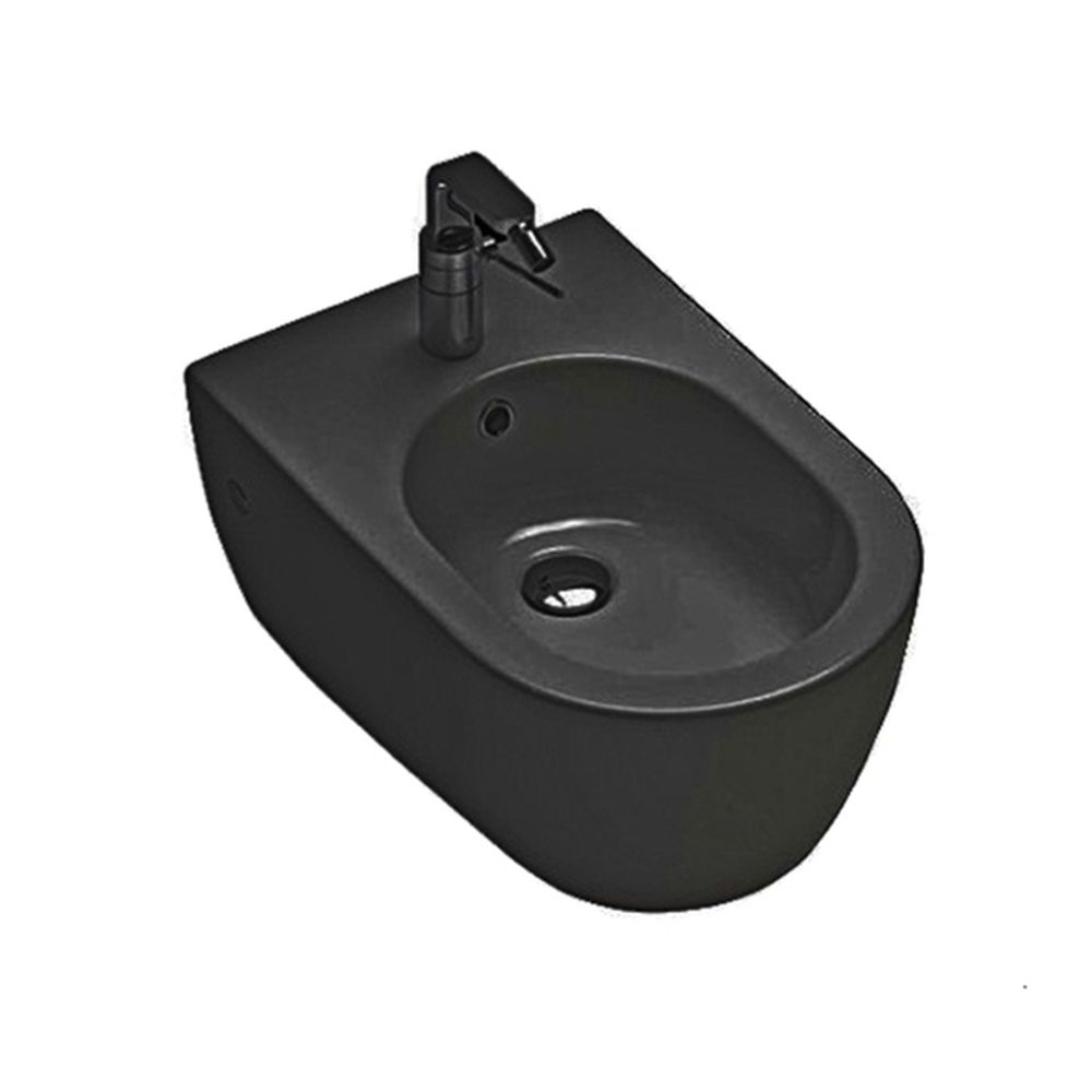 Bideu suspendat negru mat hatria, fusion