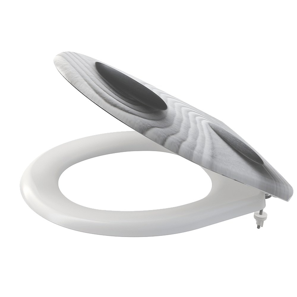 Capac wc soft close alb cu print zen alcaplast 604