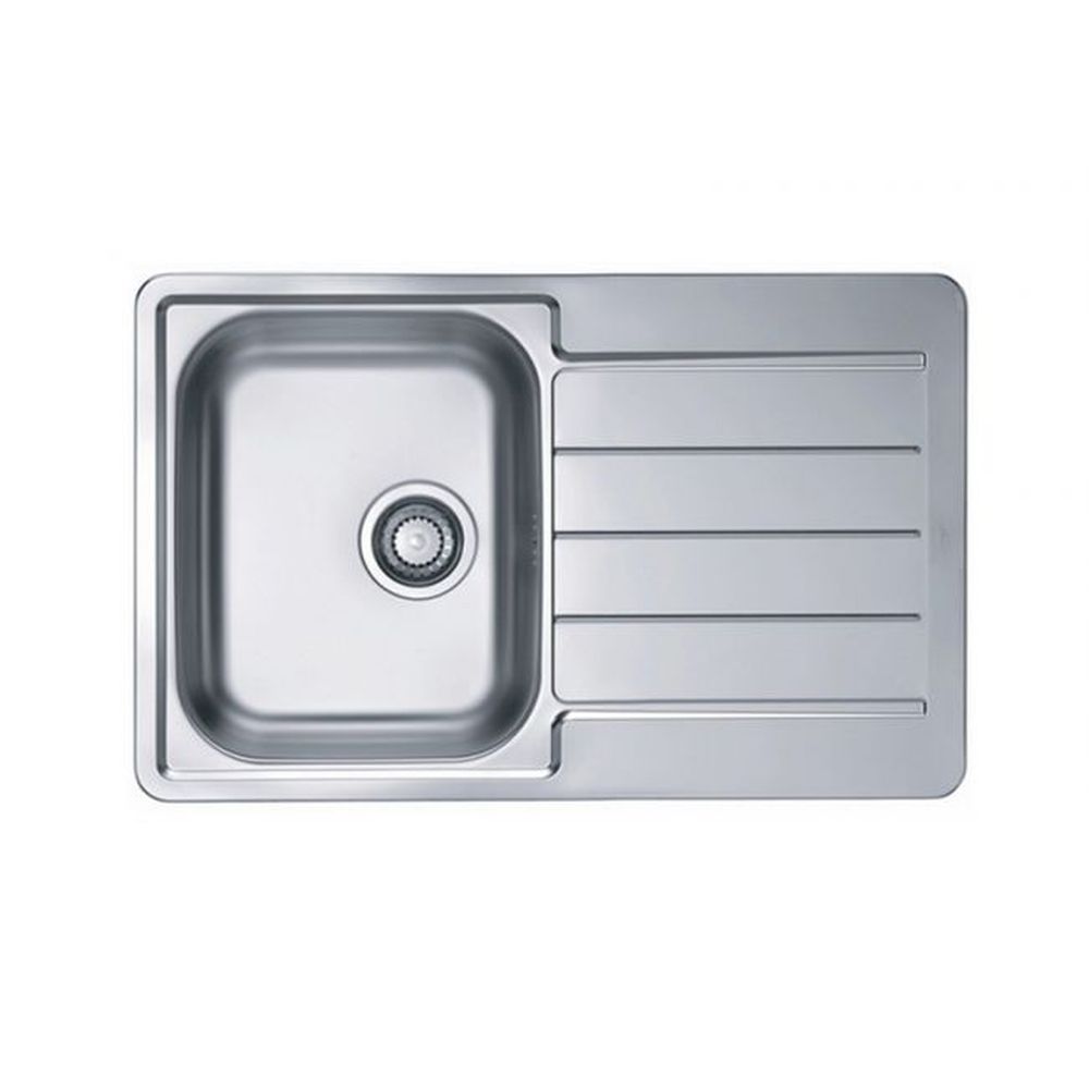 Chiuveta bucatarie inox cu picurator, alveus line 80