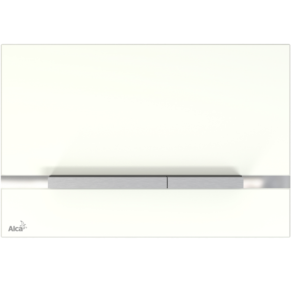 Clapeta rezervor wc sticla alba alcaplast, stripe
