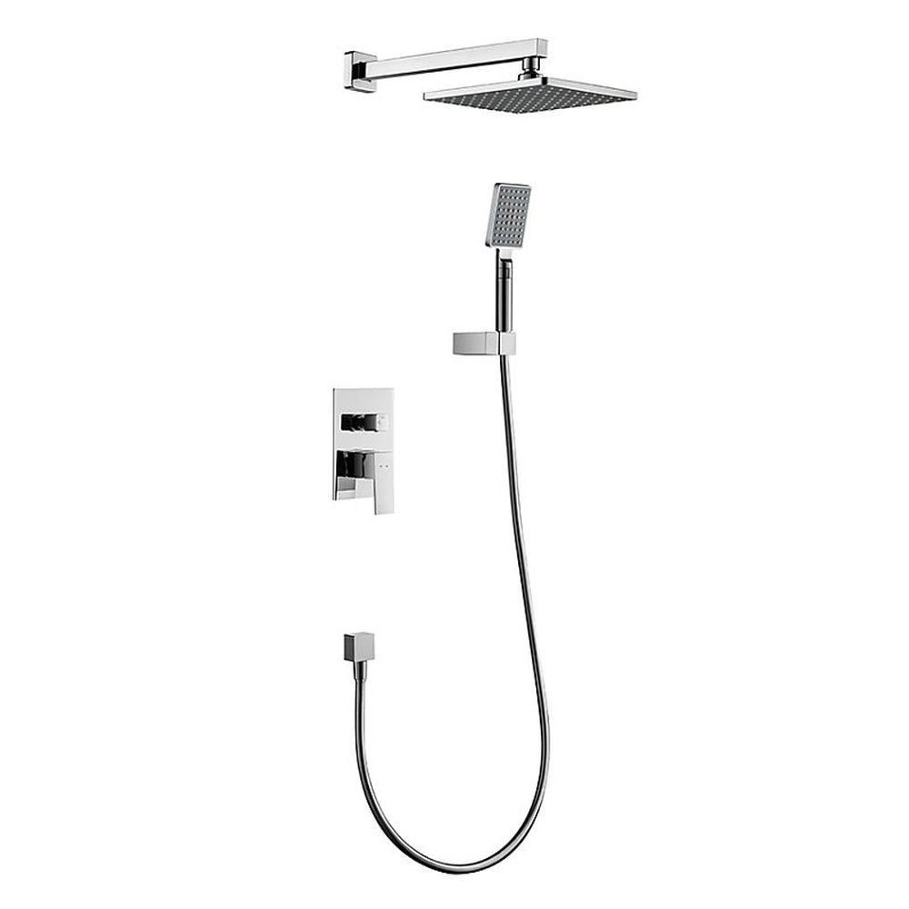 Coloana de dus incastrata crom dalet, square