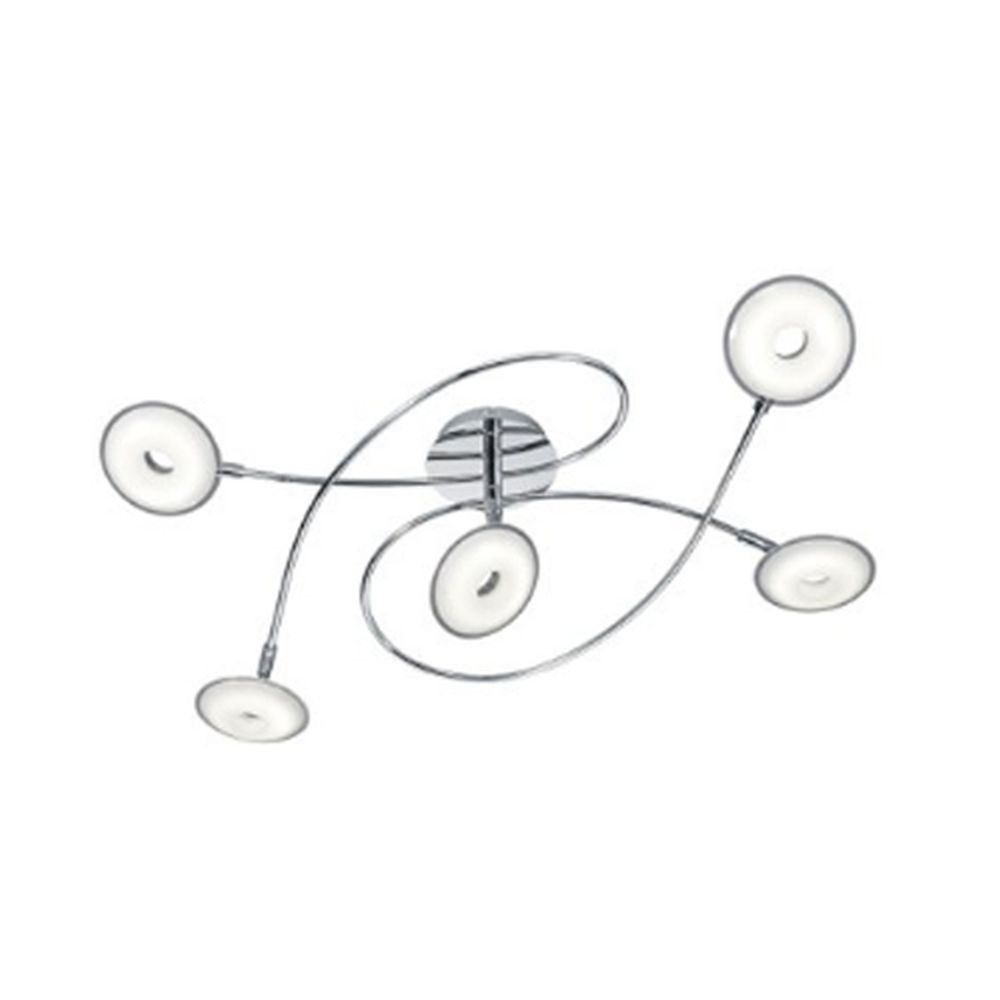 Aplica dormitor cu spot culoare crom, pilatus 5x3.8w