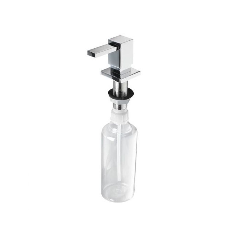Dozator detergent vase 0,5 l crom patrat alveus