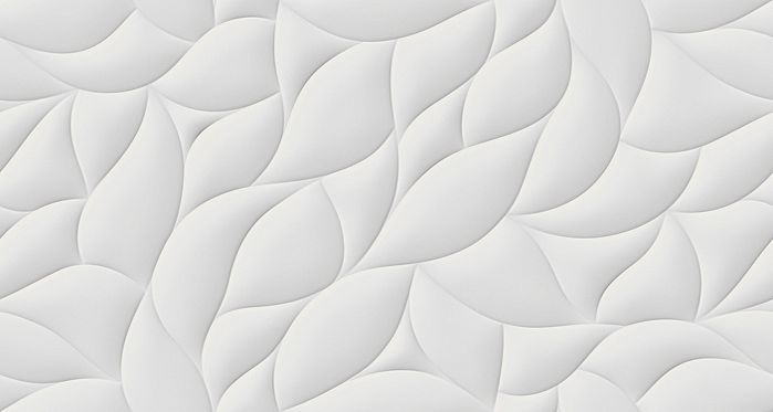 Faianta decorativa 3D alba 59.2×33.3 cm OXO DECO BLANCO, Porcelanosa foglia.ro