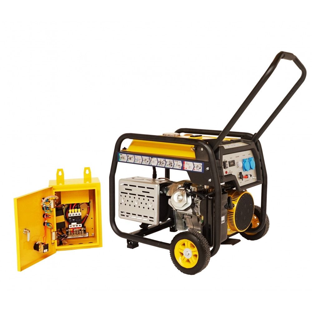 Generator curent benzina Stager FD 6500E si ATS