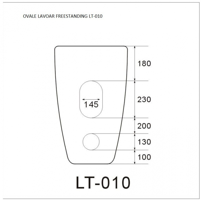 Lavoar freestanding oval Dalet [3]
